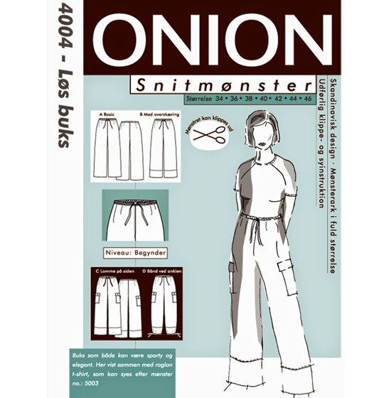 Onion 4004 Snitmønster